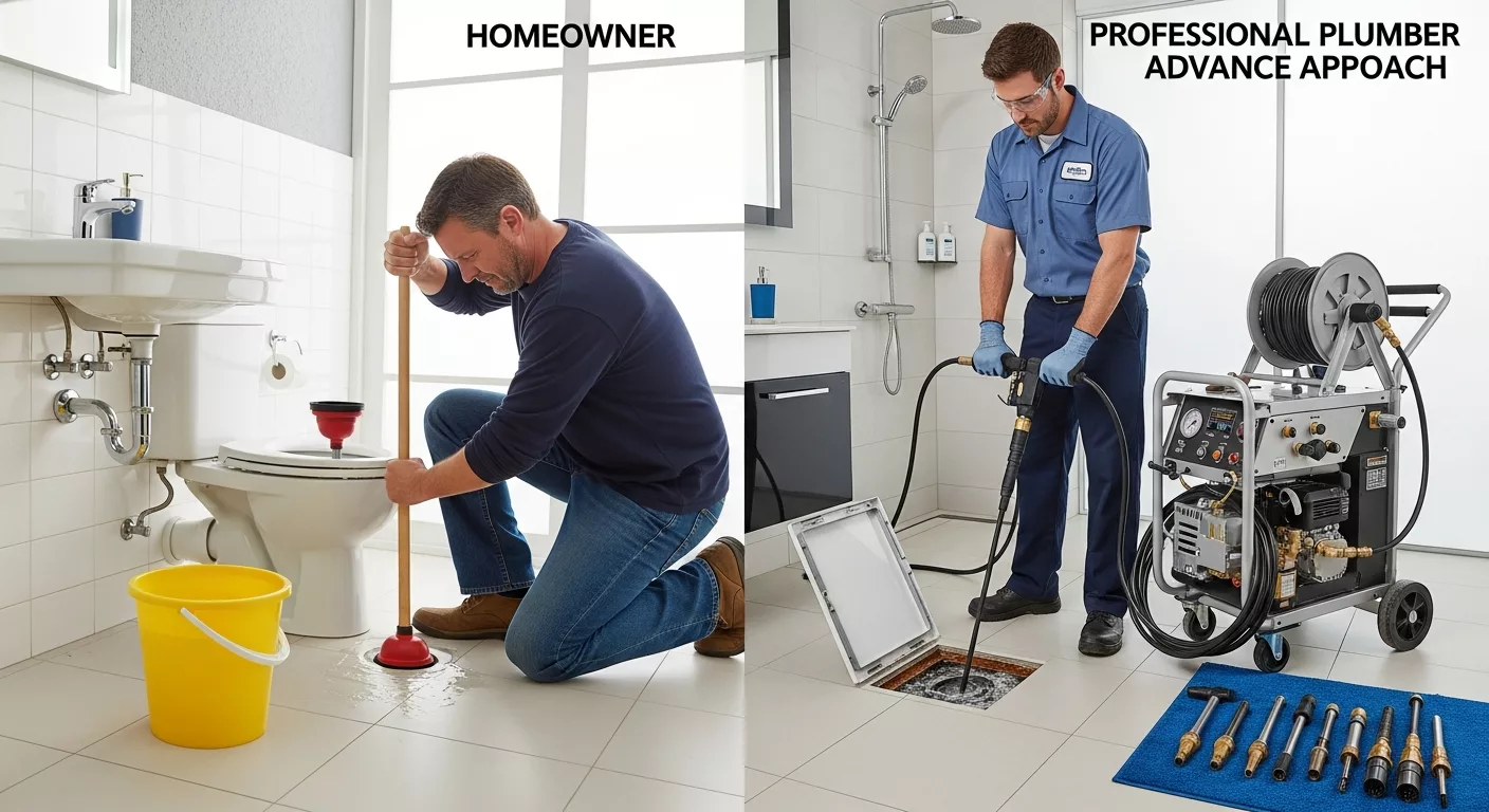 Professional Drain Cleaning Guide: When to DIY vs Call Experts
