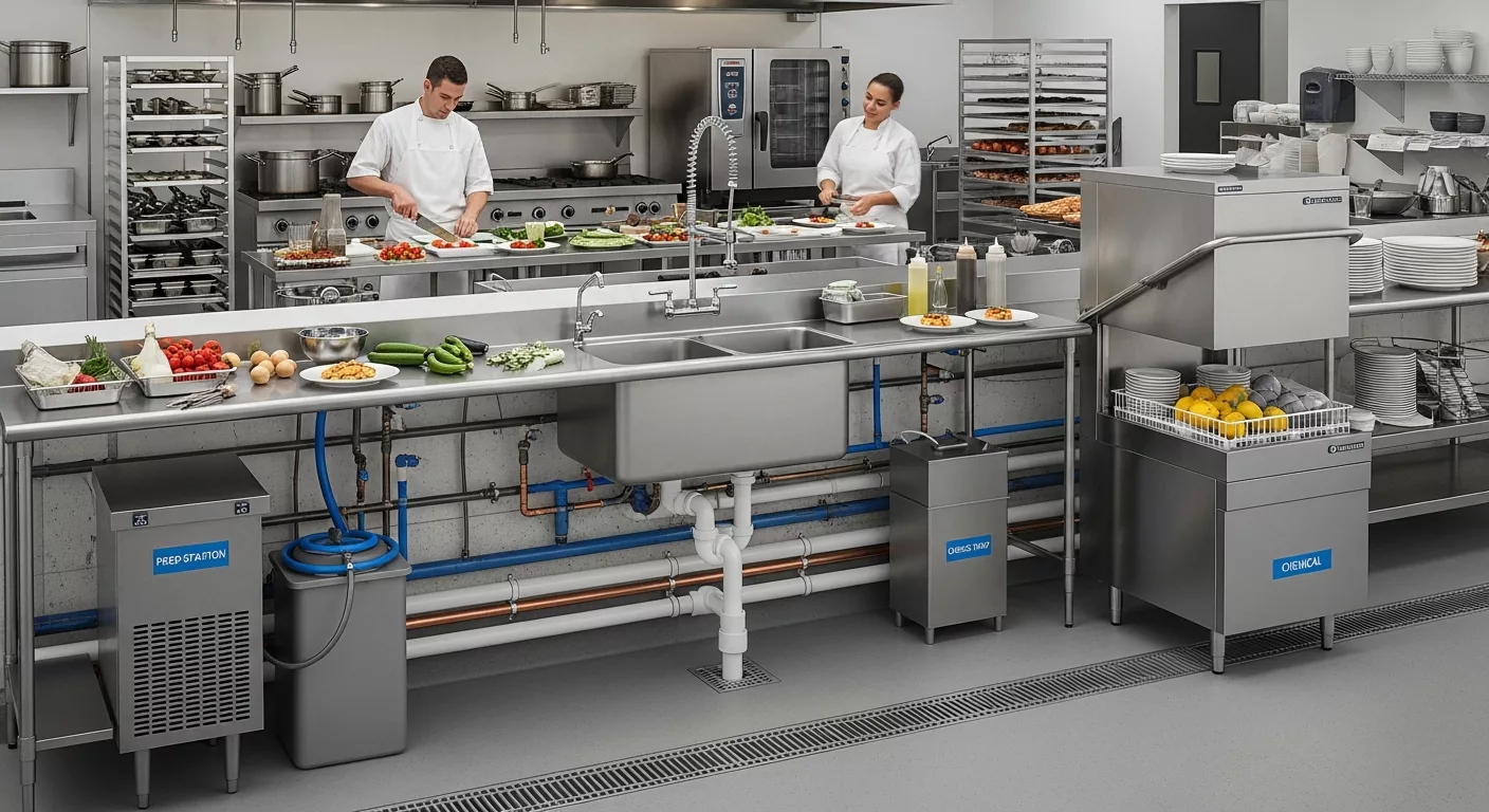 Commercial Kitchen Plumbing: 7 Critical Systems Every Owner Must Know