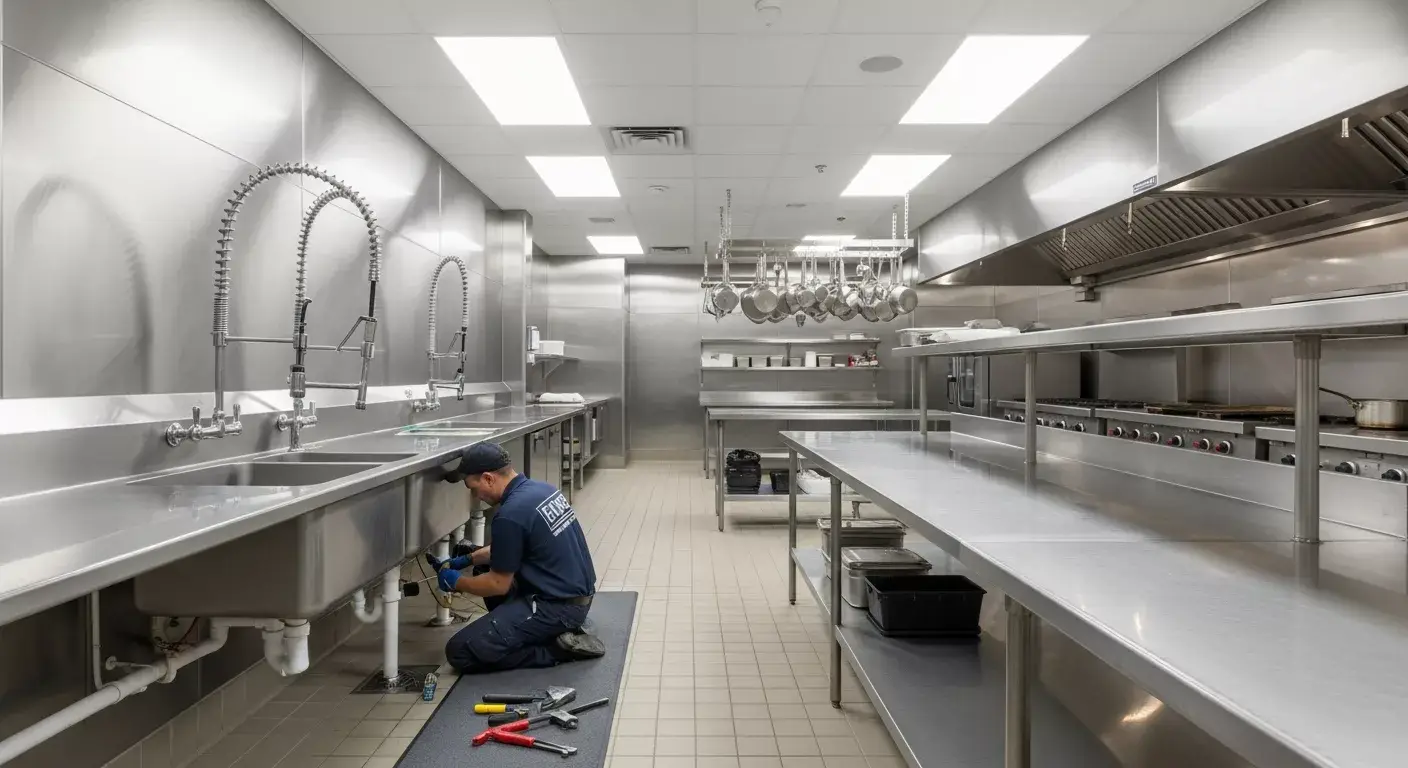 Commercial Kitchen Plumbing Issues: Prevention & Solutions
