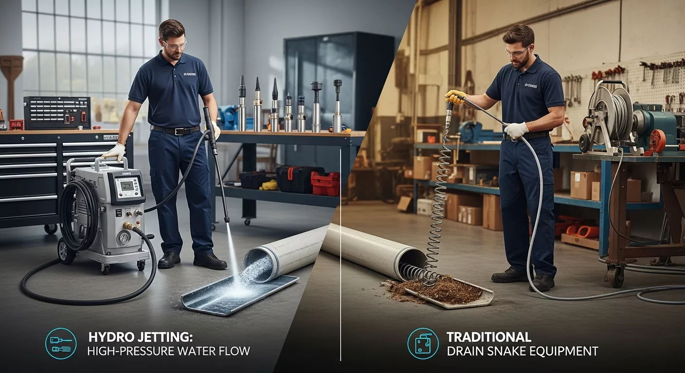 Hydro Jetting vs Snake: Which Drain Cleaning Method Works Best?