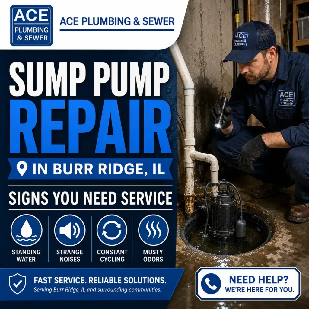 Sump Pump Repair in Burr Ridge
