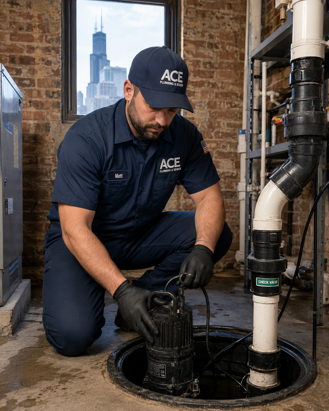 commercial sump pump services burr ridge