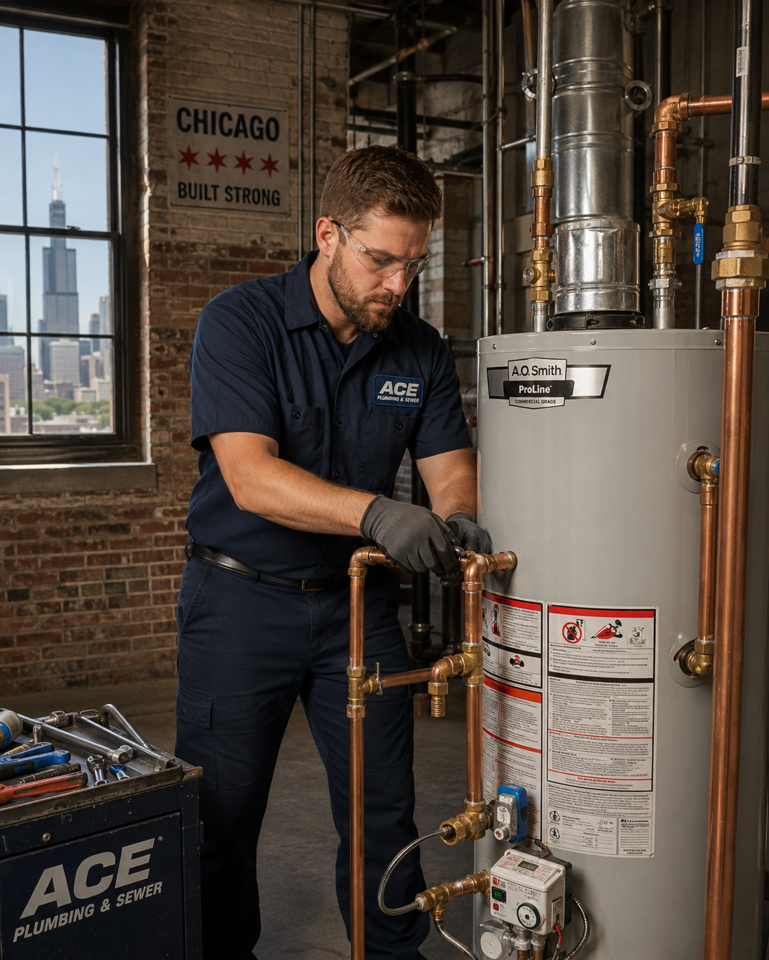 commercial water heater installation burr ridge