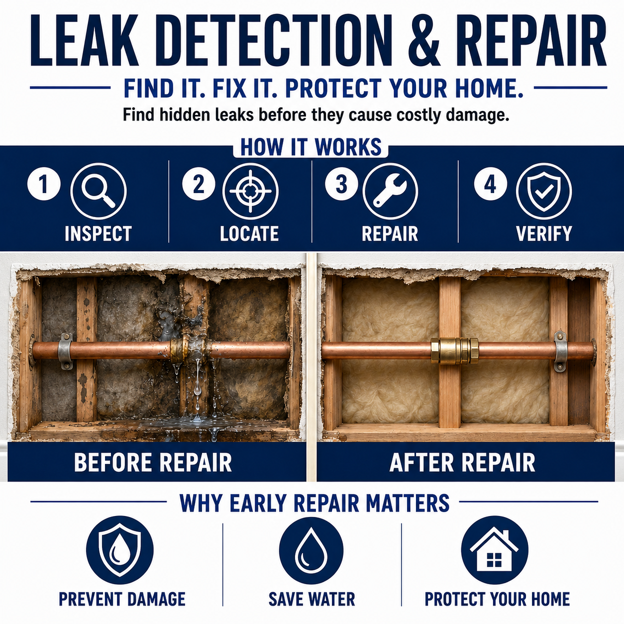 find hidden leaks before they cause costly damage