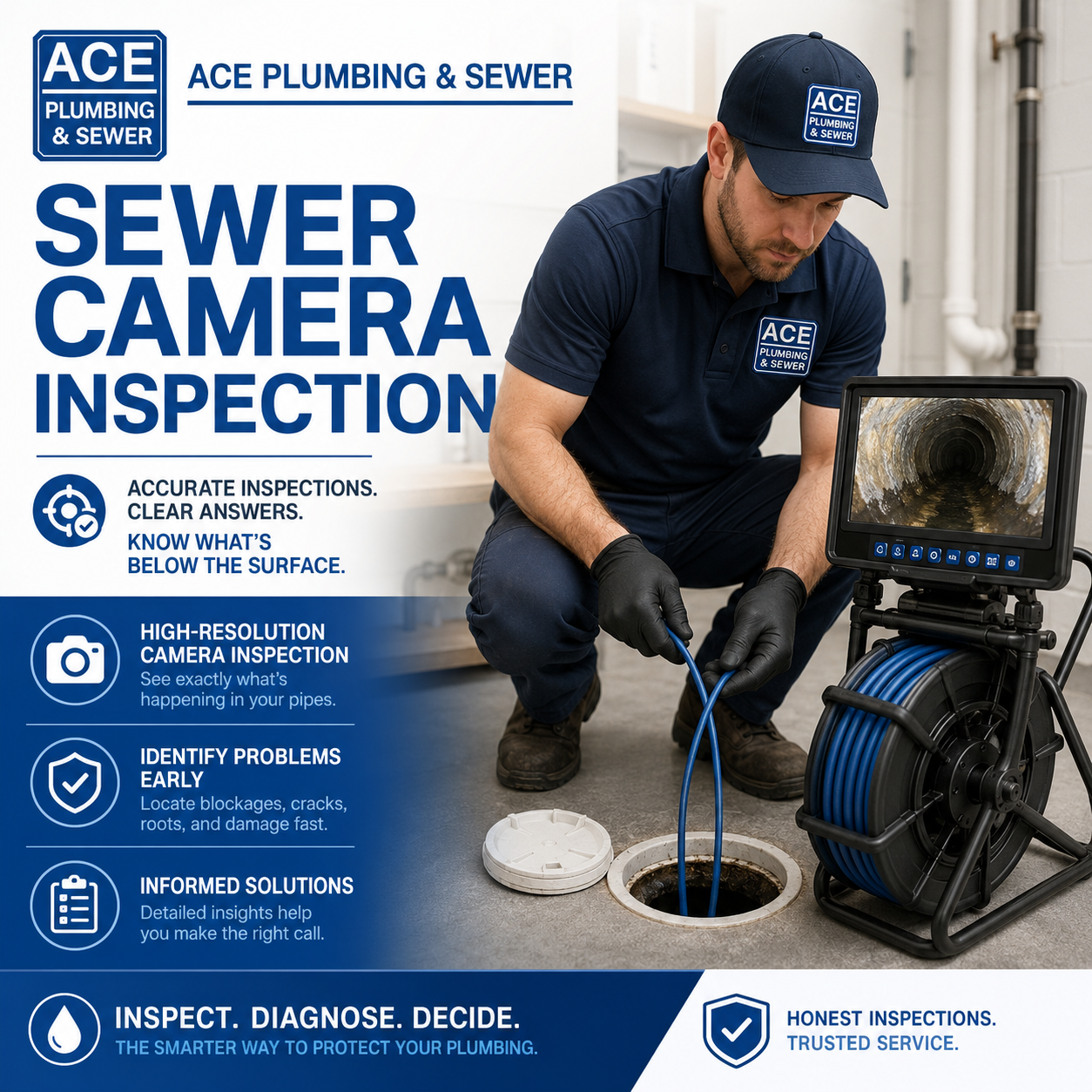 sewer camera inspection burr ridge
