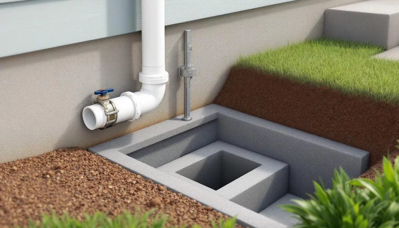 How to Install Sump Pump Discharge Pipe Outside