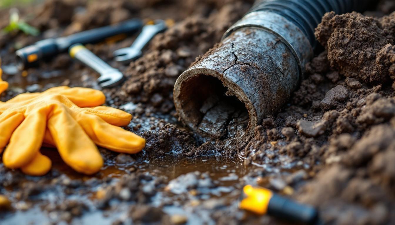 How to Repair a Damaged Sewer Drain