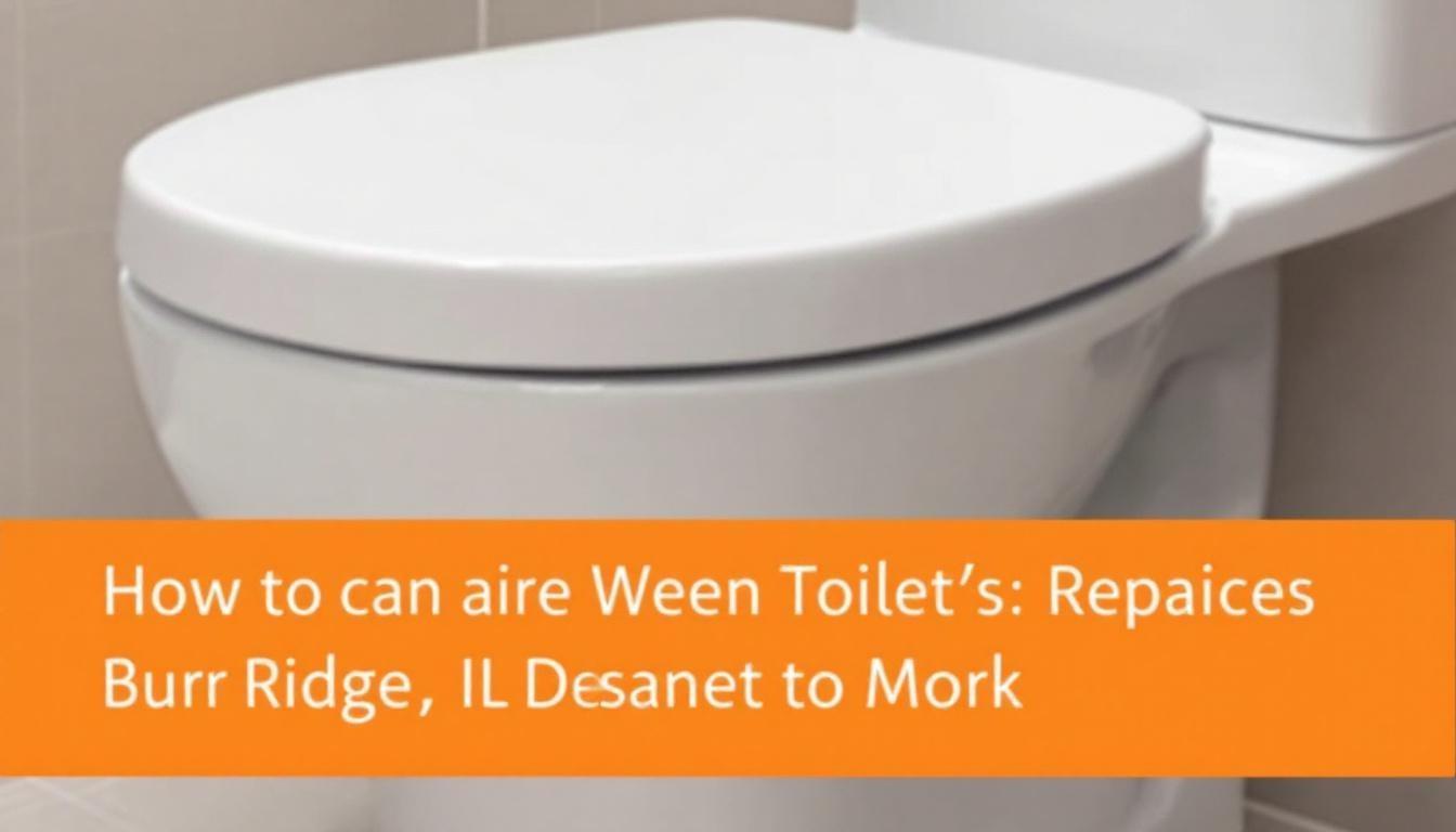 Master Toilet Repair and Replacement Solutions for Burr Ridge IL Bathrooms