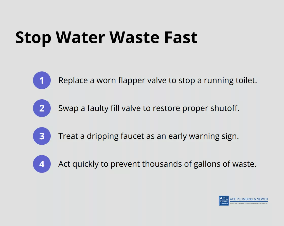 Quick actions homeowners can take to fix leaks and running toilets